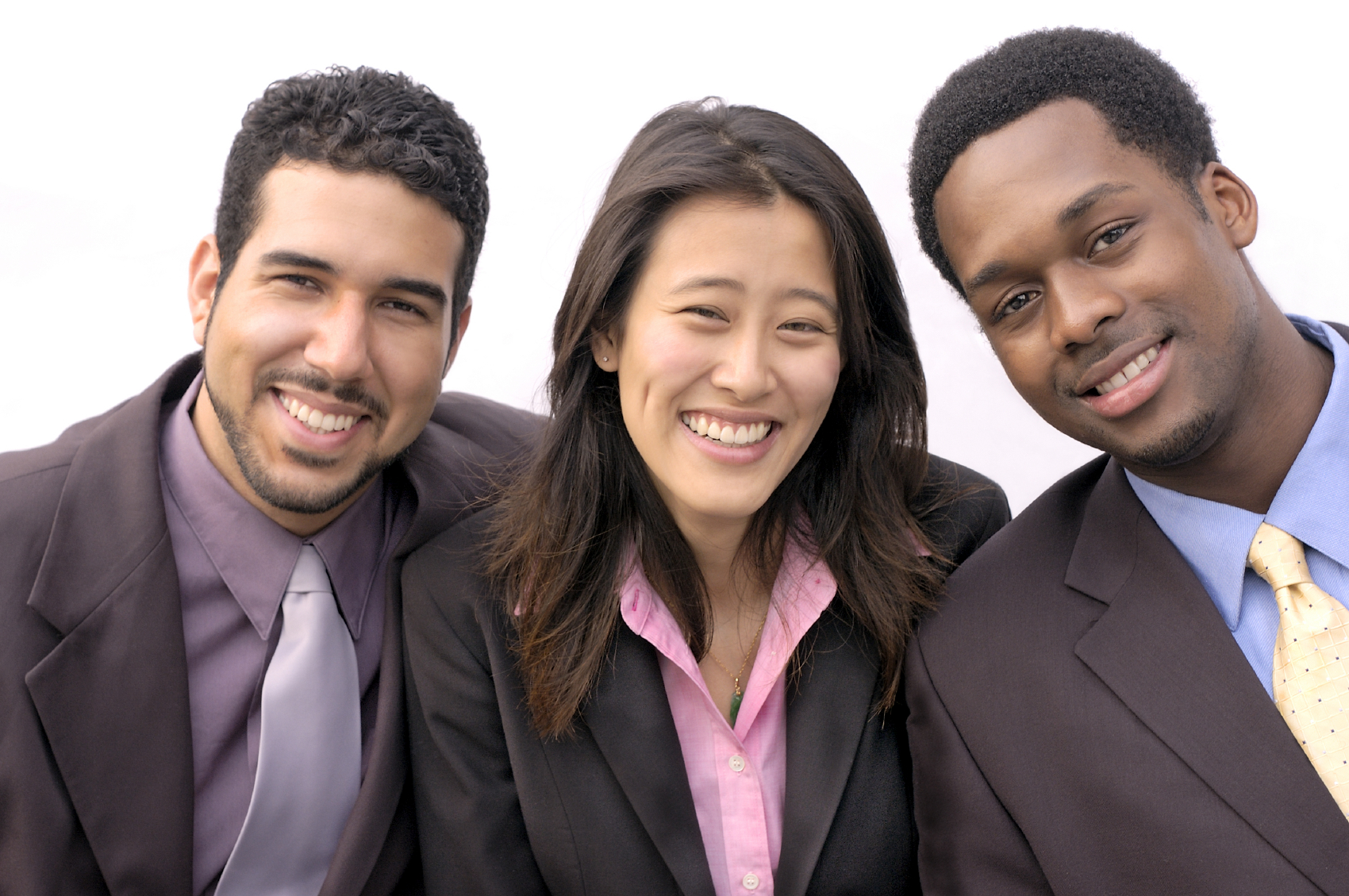 Woman and men working in a human resources department