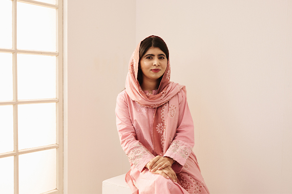 A photo of Malala Yousafzai.