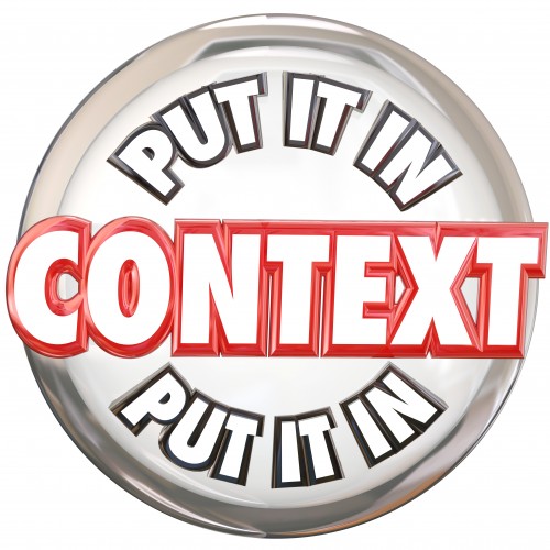 A badge that reads “Put it in context”