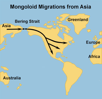 Mongoloid Migrations from Asia