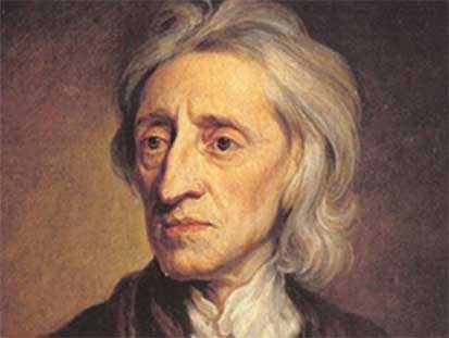 Portrait of John Locke.