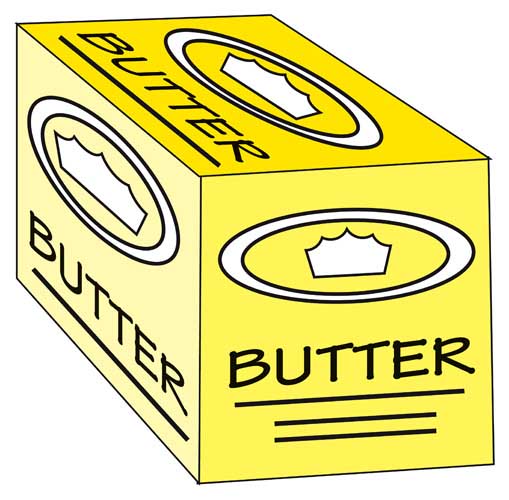 A block of butter