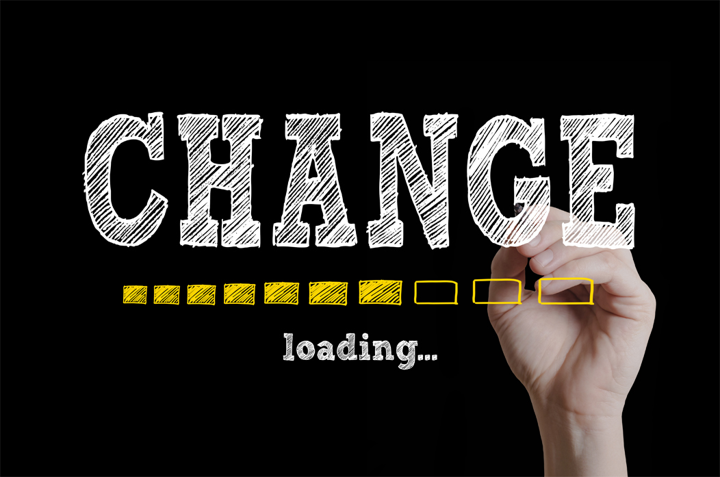 The word 'Change' followed by the word 'loading...'