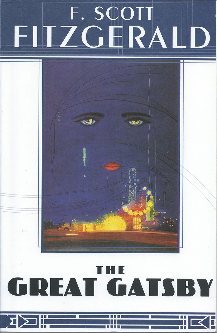 Book cover of The Great Gatsby