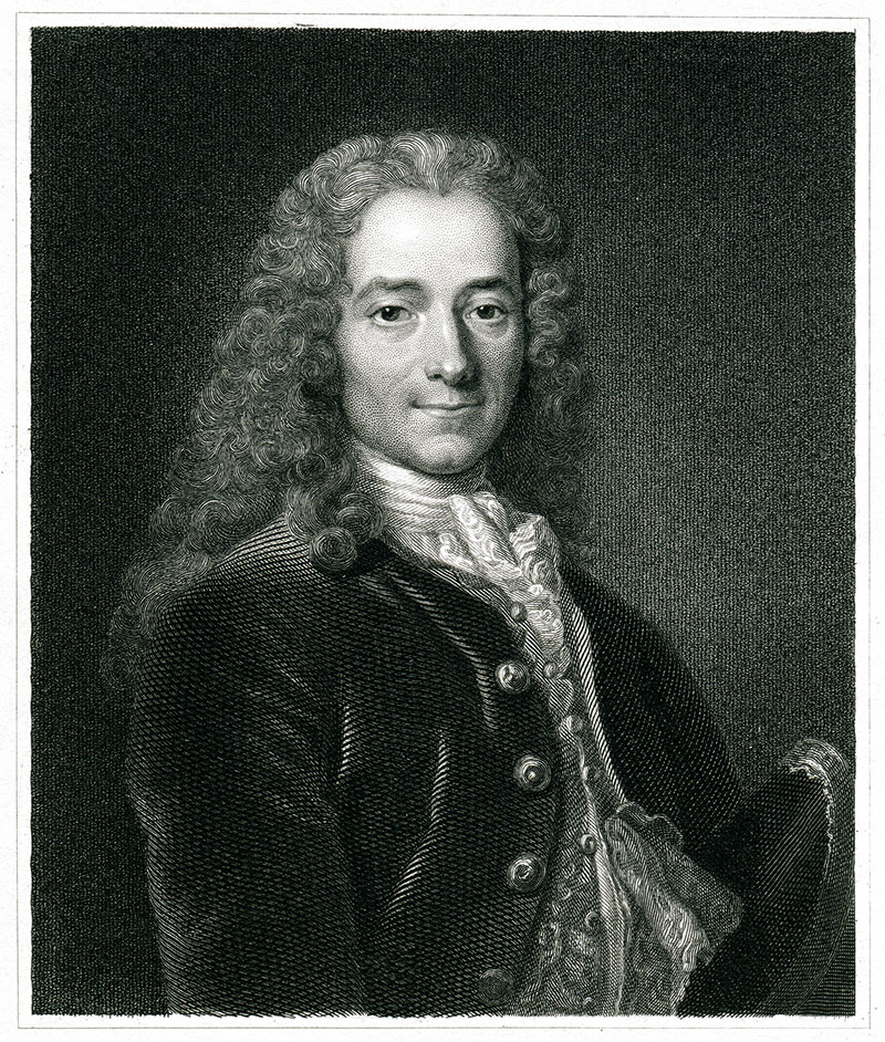 portrait de Voltaire