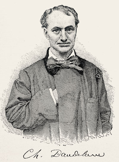 image de Charles Baudelaire, un poète français, 1821-1867