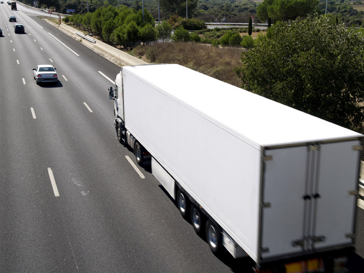 A transport truck