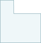 2-D, side view of diagram provided, no measurements, scale is 1 to 5, L shape