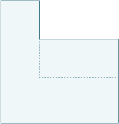 2-D, side view of diagram provided, no measurements, at scale 1 to 5, dashed line represents hidden slot