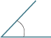 Angle less than 90 degrees