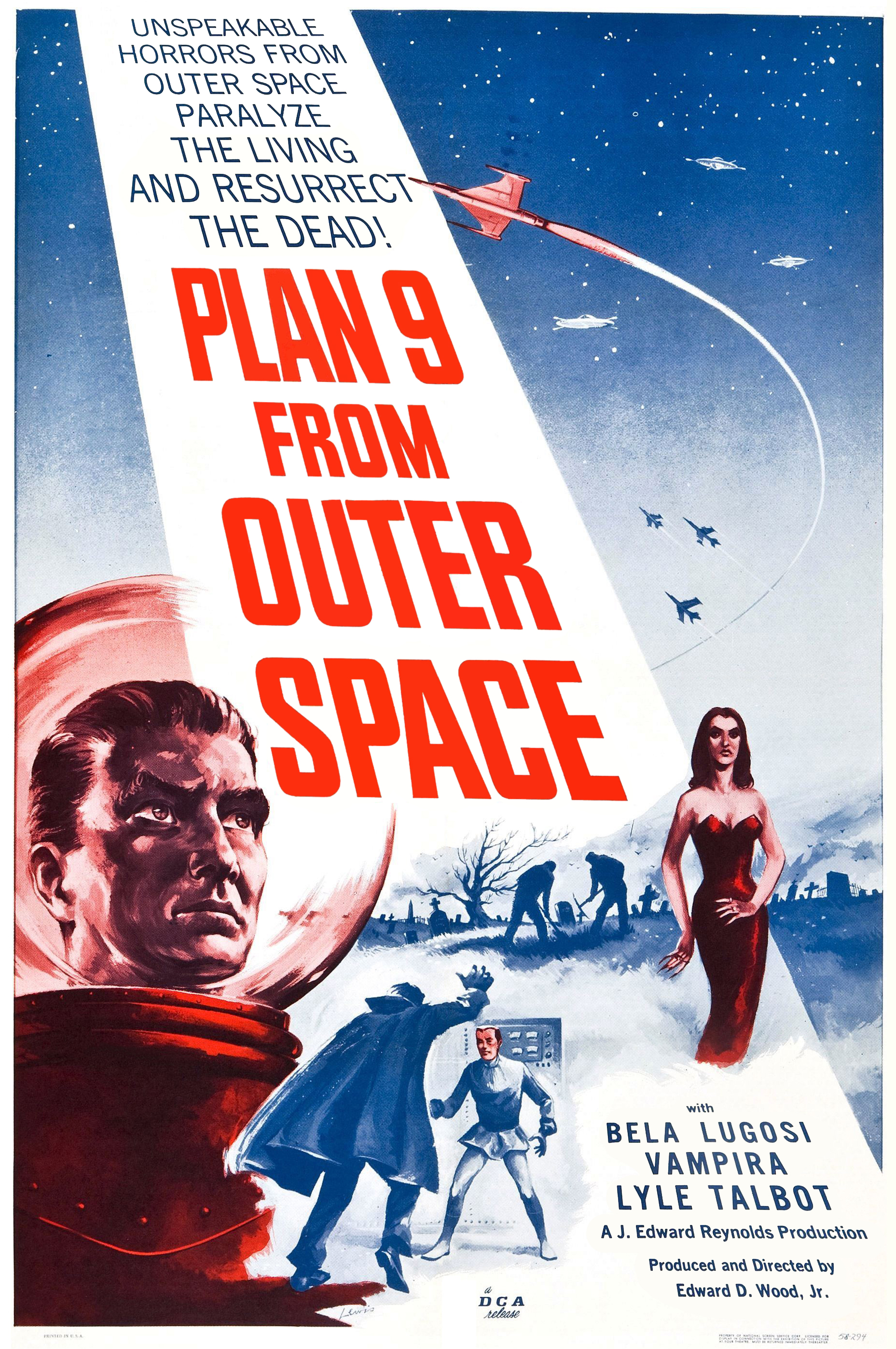 Movie Poster for Plan 9 from Outer Space