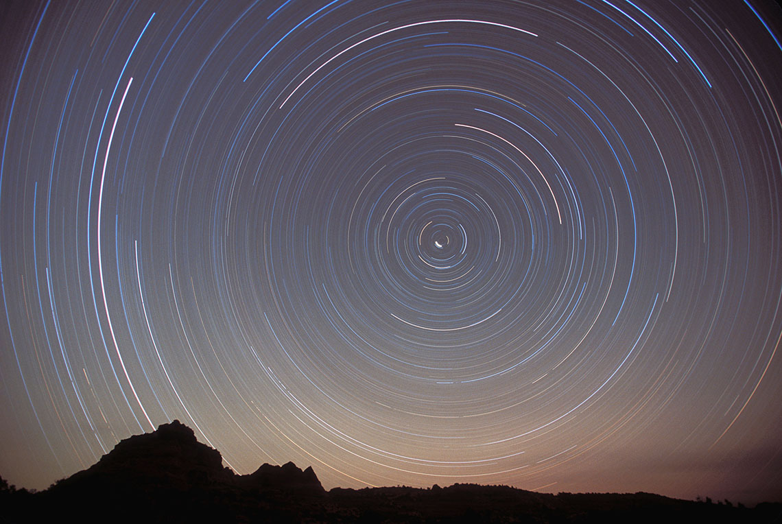 Timelapse of stars overhead.