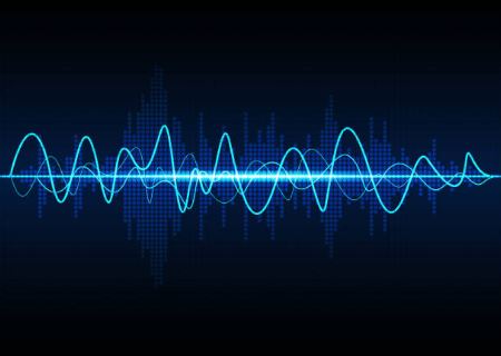 Sound waves captured digitally