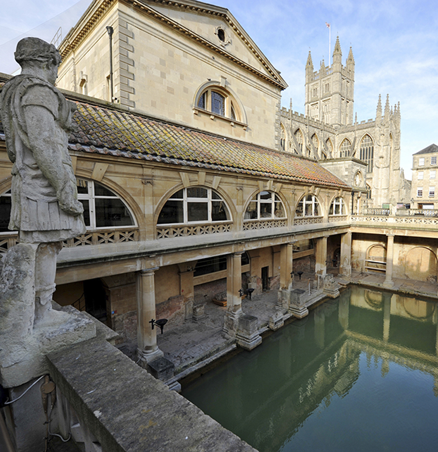 Roman Baths in Bath, England